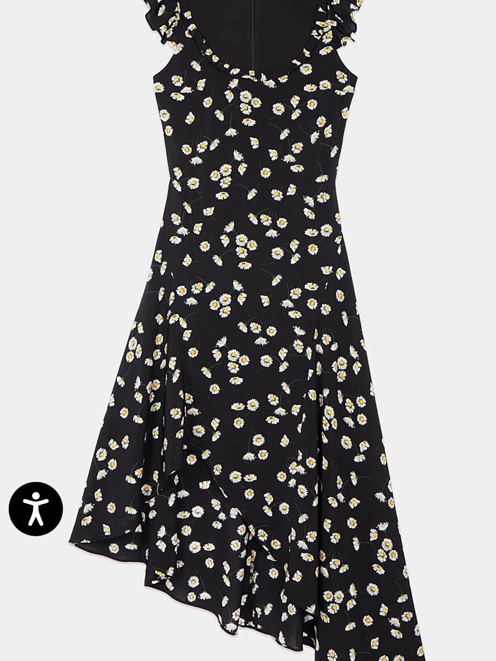 Kooples FLORAL PRINTED LONG DRESS size EU 0 US 2